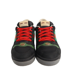 Mixed Material Web Screener Sneakers Black, view 3