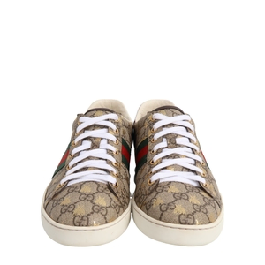 Supreme GG Ace Bee Sneakers Beige/Ebony, view 3