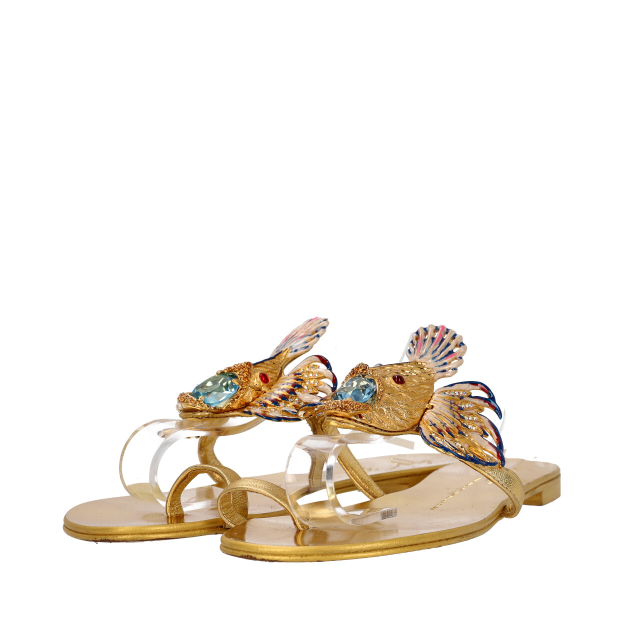 GIUSEPPEZANOTTI GOLD BIJOUX SANDAL新品未使用 GIUSEPPEZANOTTI GOLD BIJOUX SANDAL新品未使用（BETTY）