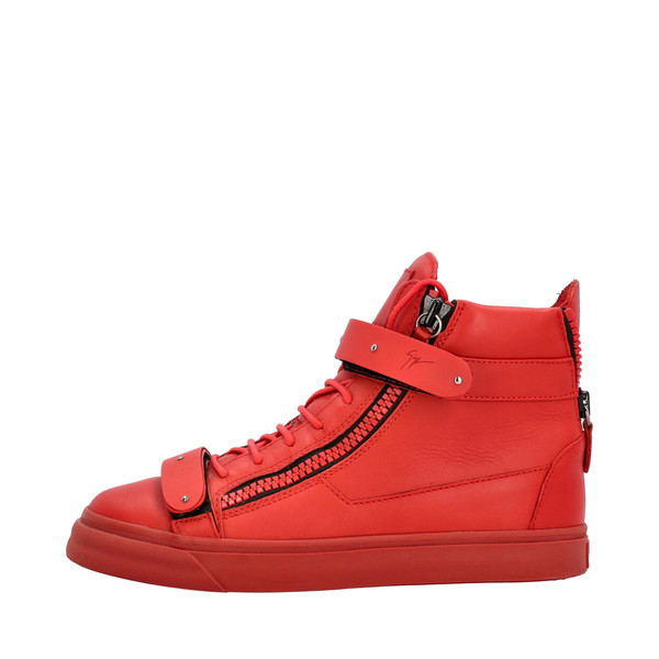 Leather Coby Sneakers Red