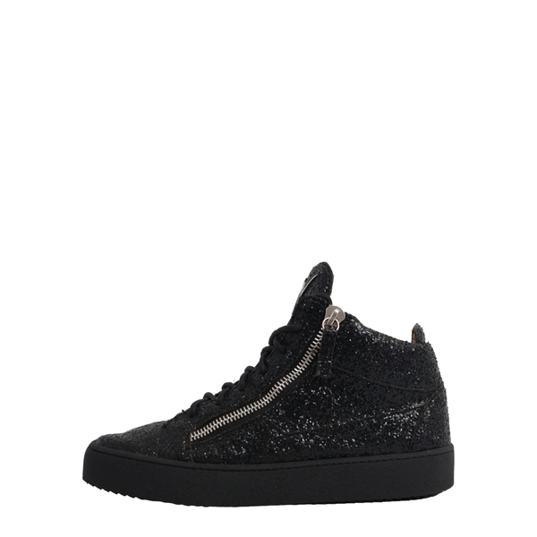 Glitter Frankie High Top Sneakers Black