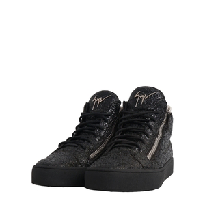 Glitter Frankie High Top Sneakers Black