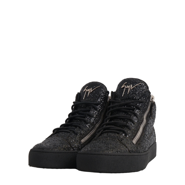 Glitter Frankie High Top Sneakers Black