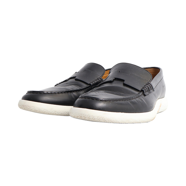 Leather Loafers Black