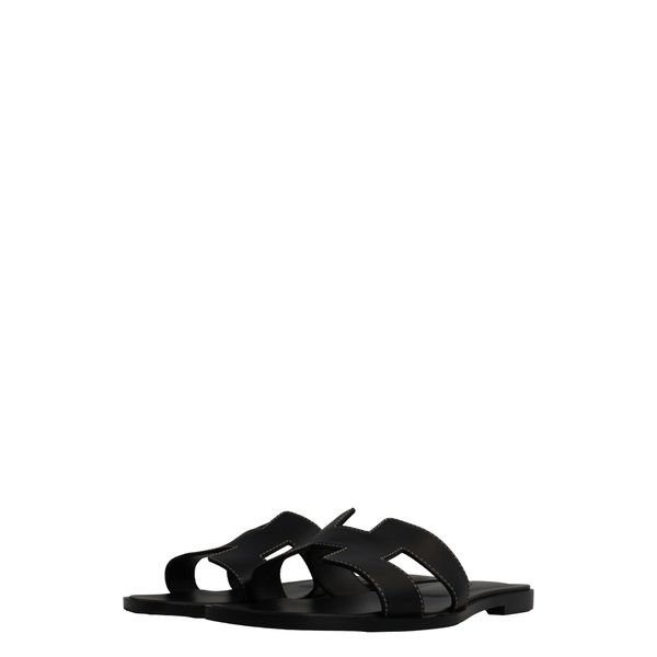 Leather Oran Sandals Black