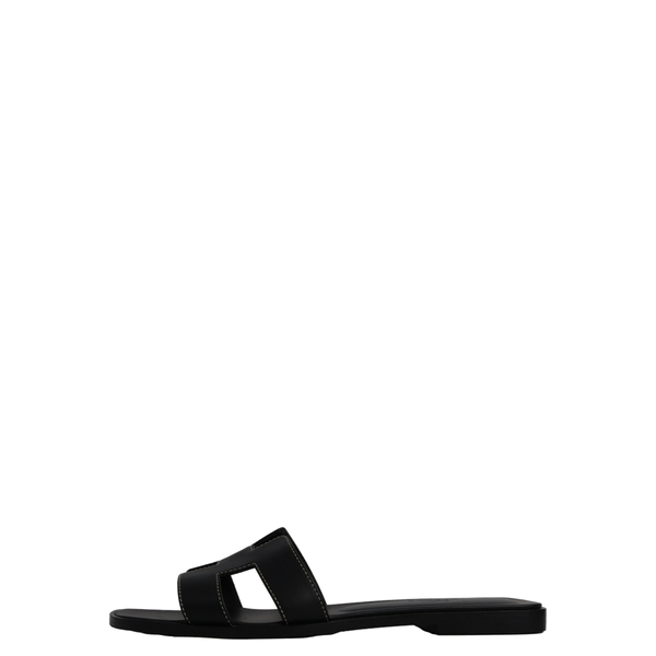 Leather Oran Sandals Black