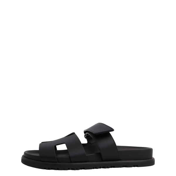 Leather Chypre Sandals Black