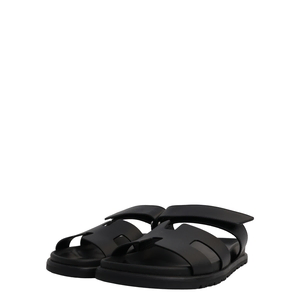 Leather Chypre Sandals Black