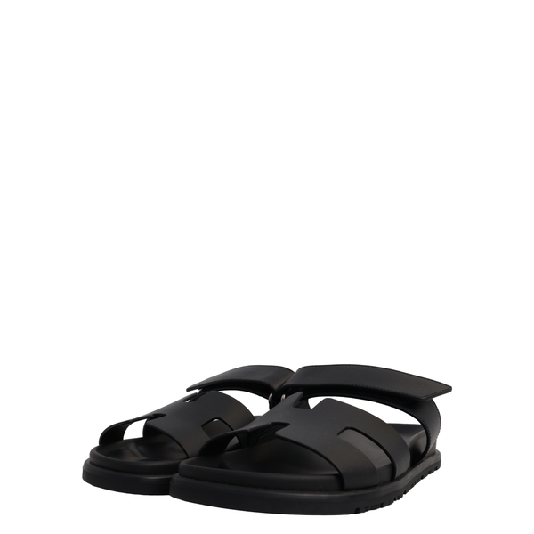Leather Chypre Sandals Black