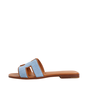 Denim Oran Sandals Blue/Natural, view 2
