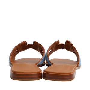 Denim Oran Sandals Blue/Natural, view 4