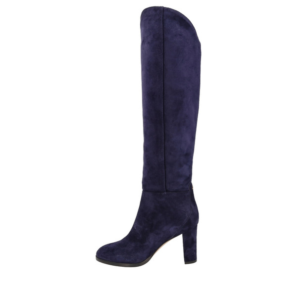 Suede Boots Navy