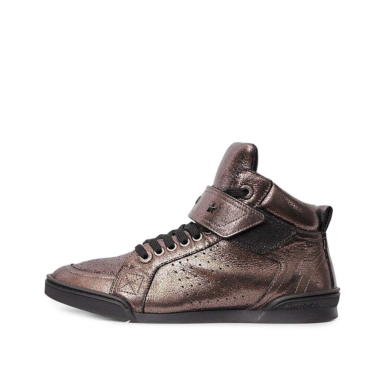 Jimmy Choo Men’s High Top Sneakers Tan Brown DIAMONDMAXIRETROMSVV_121761_SI  main image 3