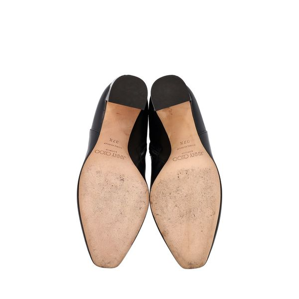 Leather Melrose Ankle Boots Black