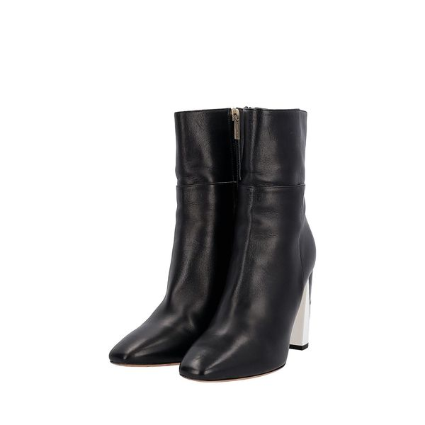 Leather Melrose Ankle Boots Black