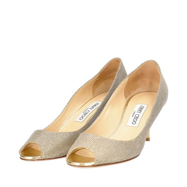 Lurex Evelyn Pumps Gold