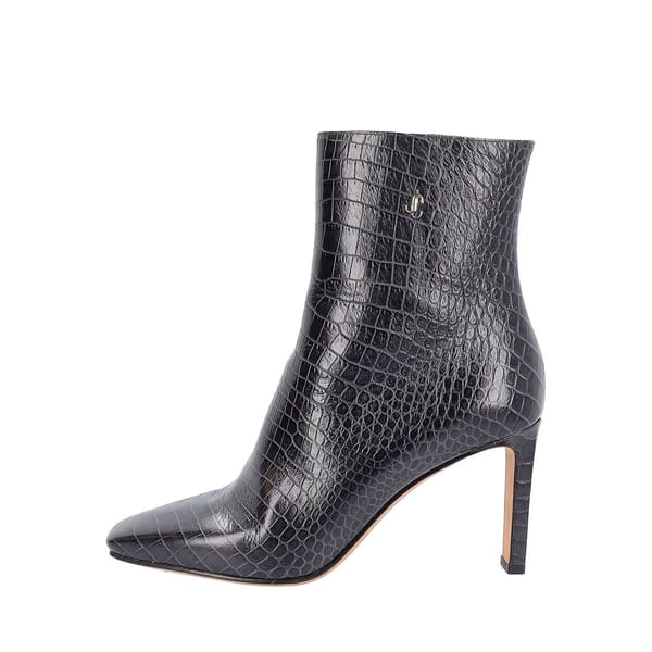 Croc Embossed Minori Boots Navy