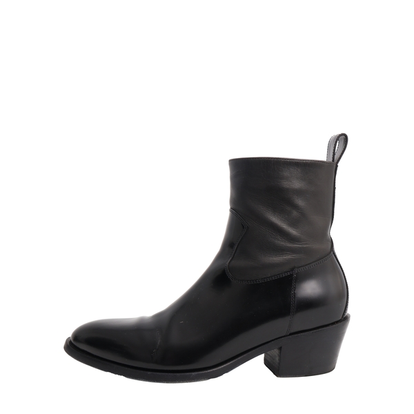 Leather Ankle Boots Black