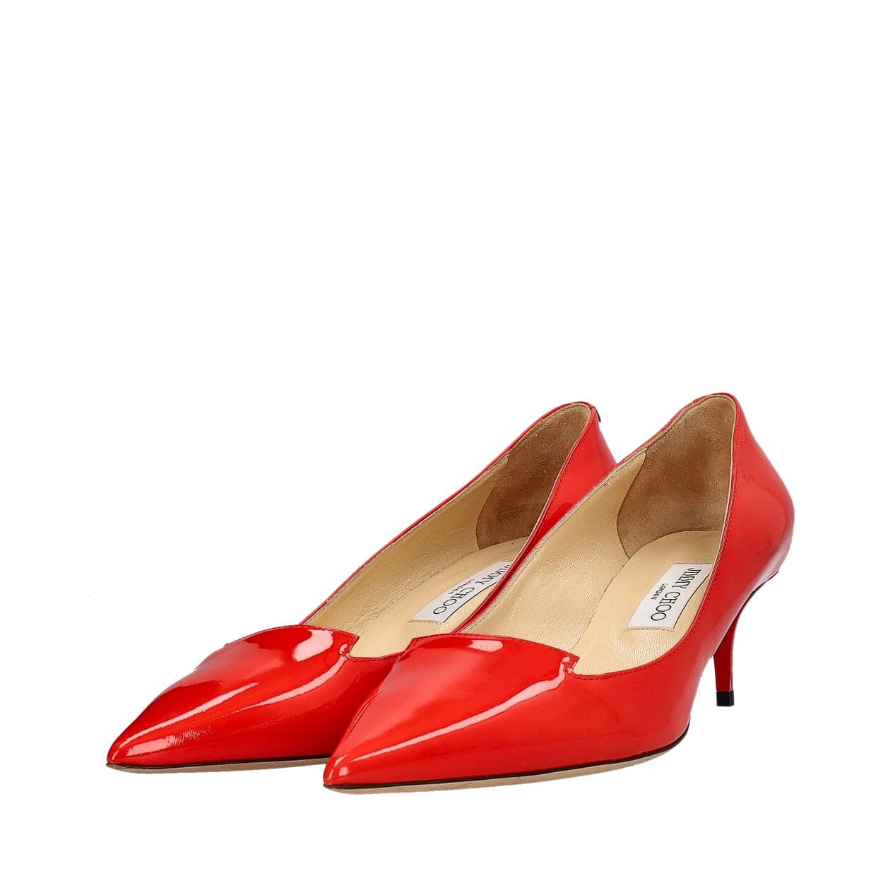 JIMMY CHOO Patent Pumps Red | Luxity