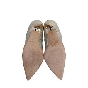 Lame/Glitter Abel Pumps Champagne, view 5