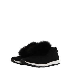 Knit Norway Pom Pom Sneakers black