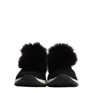 Knit Norway Pom Pom Sneakers black, view 3