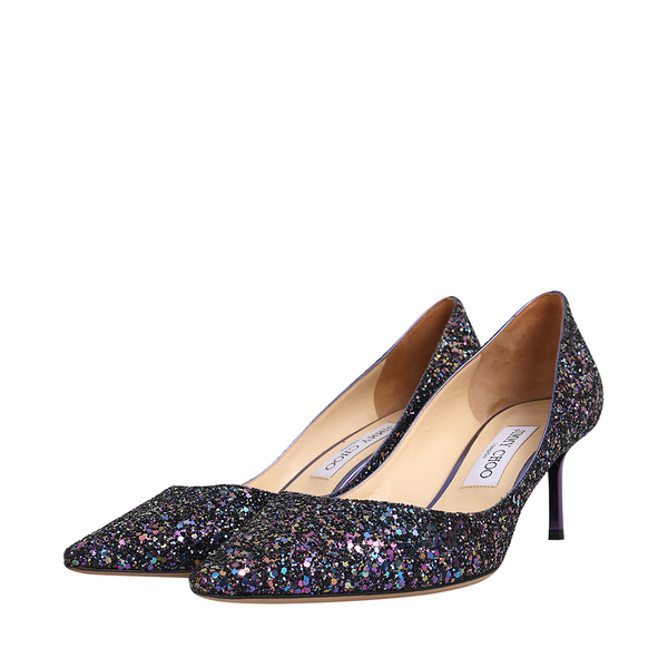 Glitter Romy Pumps Indigo