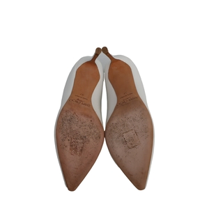 Leather Romy Pumps White, view 4