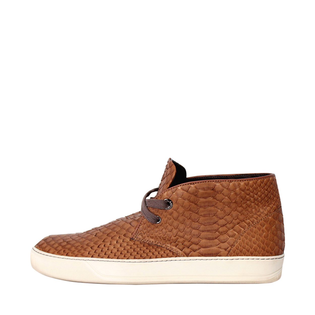 LANVIN Python Desert Boots Grey | Luxity display picture 3
