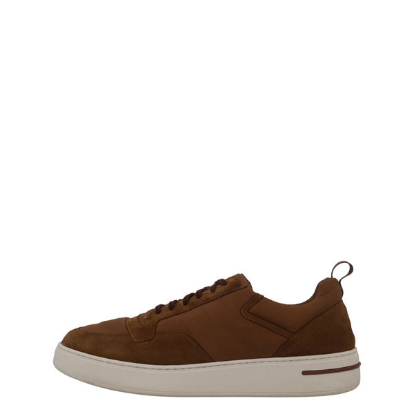 Suede/Nylon Newport Walk Sneakers Brown
