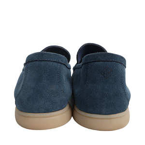 Suede Summer Walk Loafers Blue, view 4