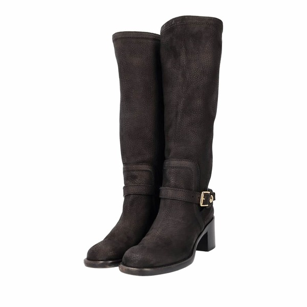 Leather Riding Boots Black