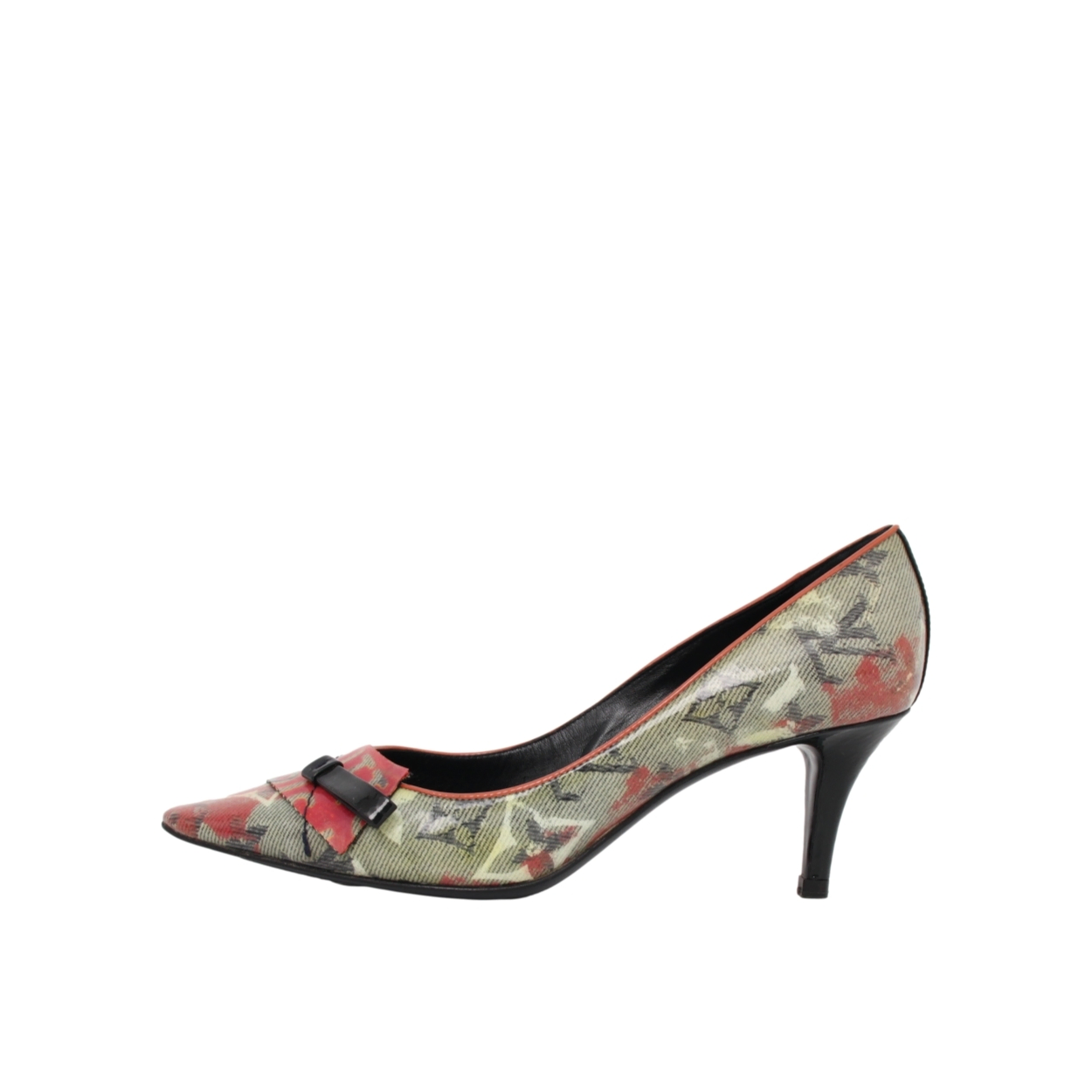 【K】PRADA Leather Low Heels K】PRADA Leather Low Heels Prada Black Patent Leather Low