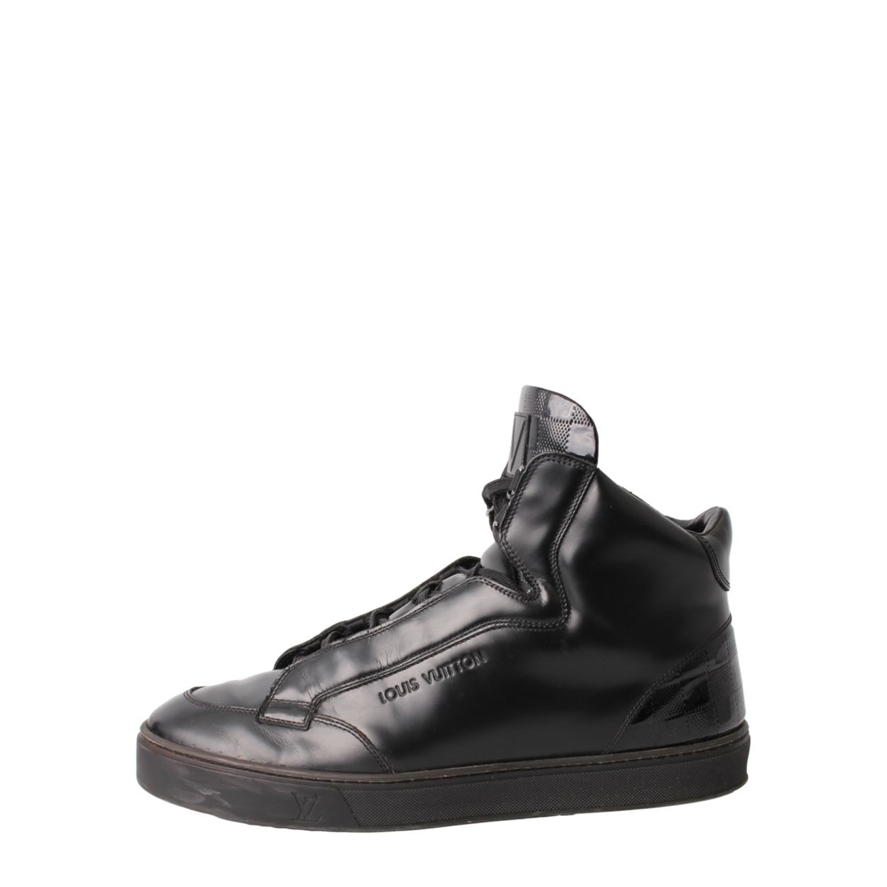PRADA Suede/Nylon Camouflage High Top Sneakers Green | Luxity