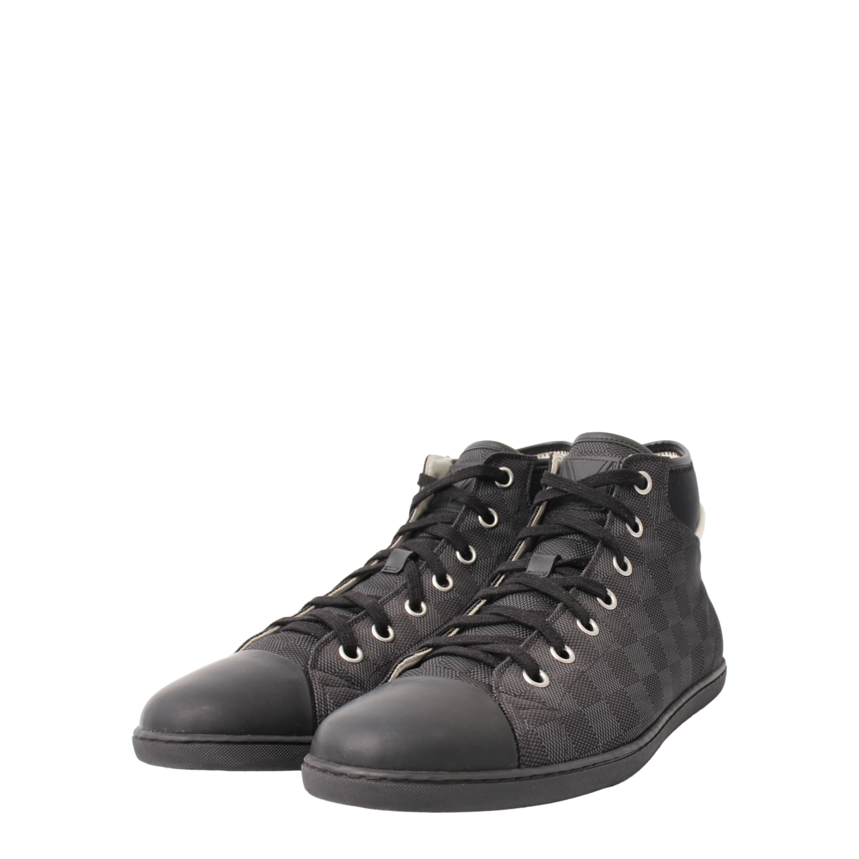 Damier Graphite Baseball Sneakers Black/Grey