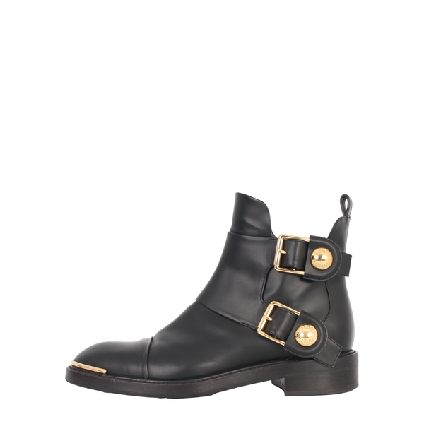 Leather Chelsea Ankle Boots Black