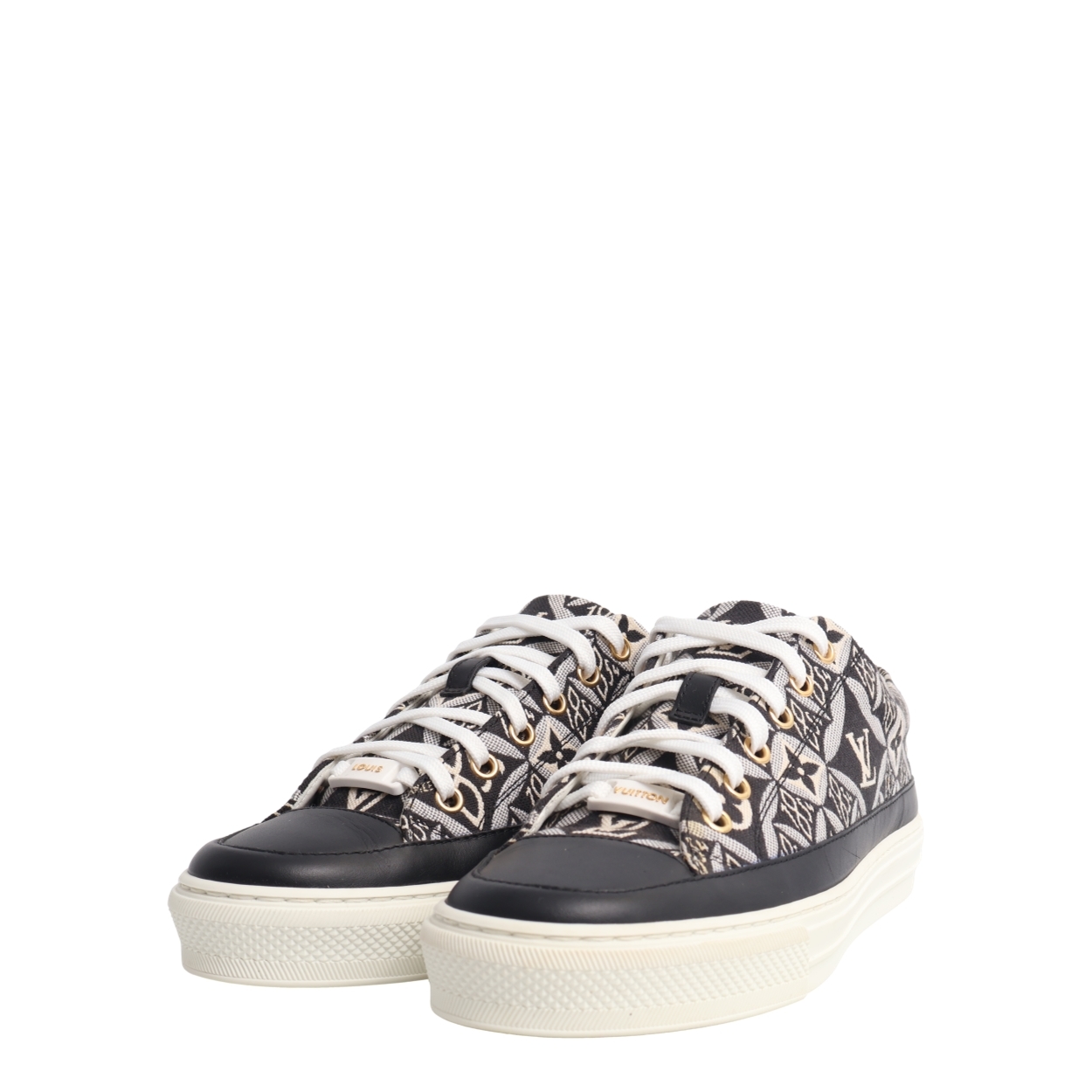 LOUIS VUITON 1854美品 LOUIS VUITTON Jacquard 1854 Stellar Sneakers Black/White | Luxity