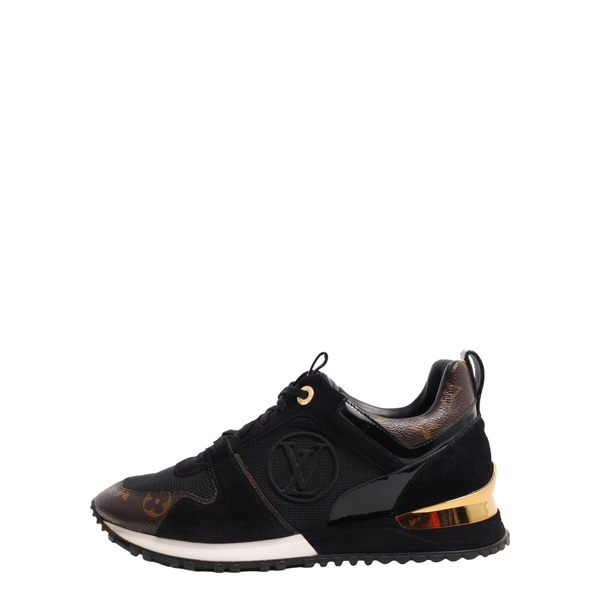 Monogram Run Away Sneakers Black