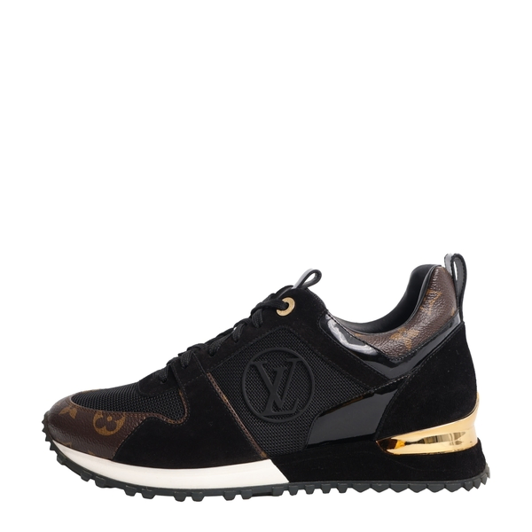 Monogram Run Away Sneakers Black