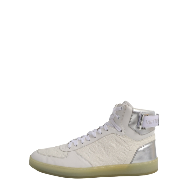Leather Rivoli High Top Sneakers White