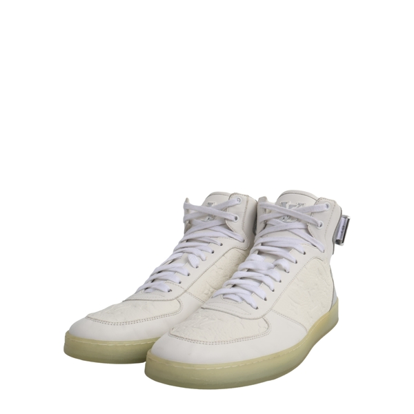 Leather Rivoli High Top Sneakers White