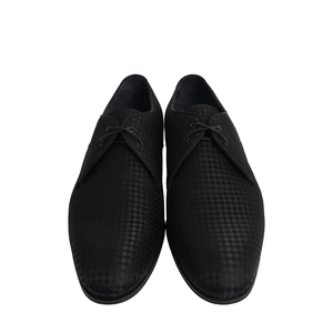 Petit Damier Solferino Derby Shoes Black, view 4