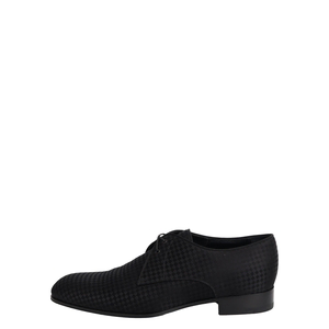 Petit Damier Solferino Derby Shoes Black, view 2