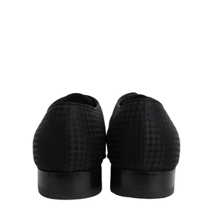 Petit Damier Solferino Derby Shoes Black, view 3