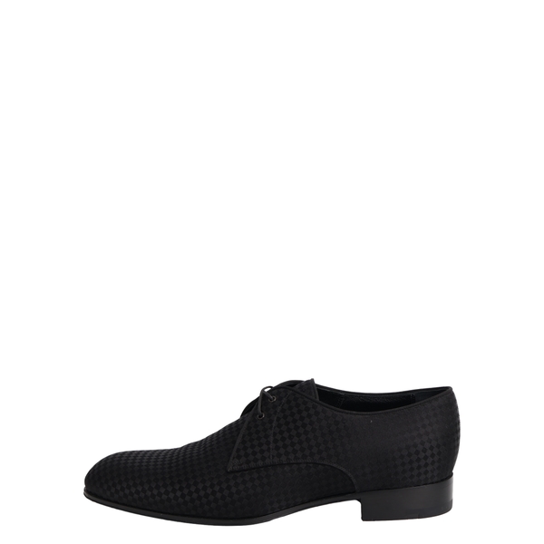 Petit Damier Solferino Derby Shoes Black