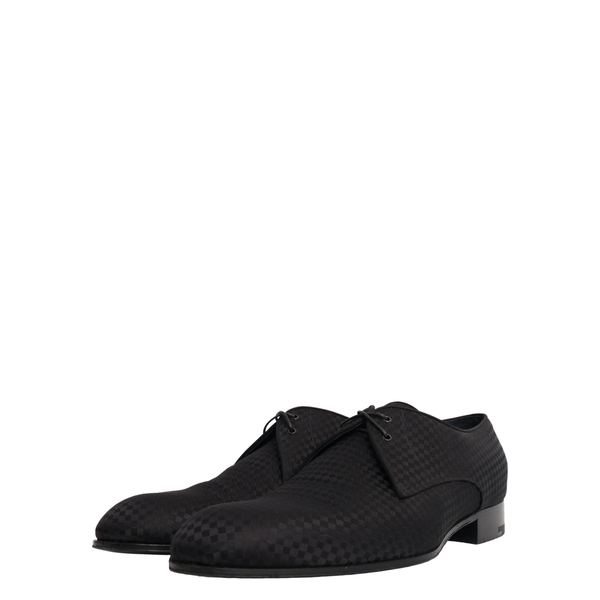 Petit Damier Solferino Derby Shoes Black