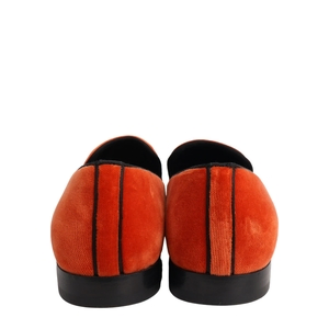 Velvet Auteuil Loafers Orange, view 3