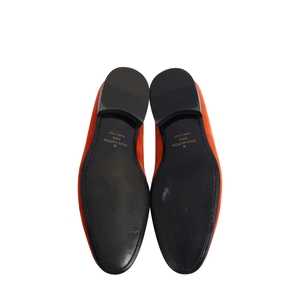 Velvet Auteuil Loafers Orange, view 5