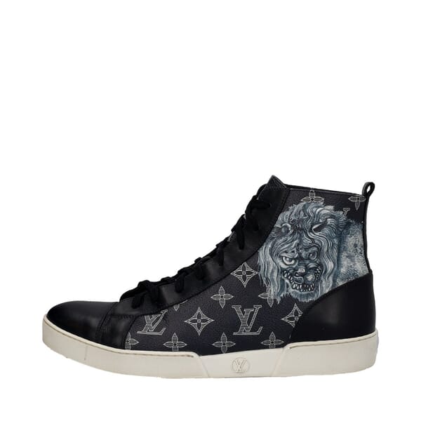 x CHAPMAN BROTHERS Monogram Eclipse Savane Sneakers Navy
