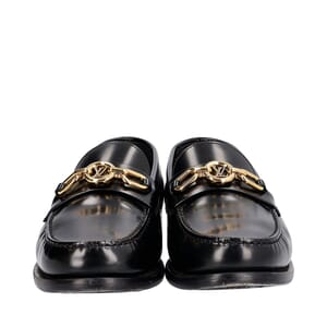 Leather Loafers Black, view 3